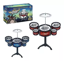 Mini Bateria Infantil 5 Tambores 1 Prato - Happy Jazz Drum