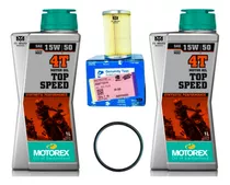 Combo Aceite Top Speed 15w50 + Filtro Aceite Bajaj + Oring