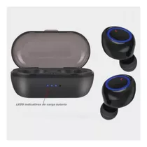 Fone De Ouvido Sem Fio Tws Earbuds Hd Sound Versão 5.0 Cor Preto