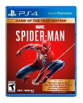 Marvel's Spider-man  Game Of The Year Edition Sony Ps4 Físico