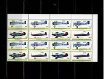 Sellos Postales De Chile. Fuerza Aérea De Chile, Fidae '90