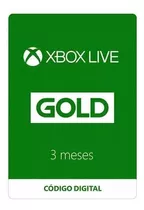 Xbox Live Gold 3 Meses Codigo