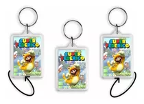 Llaveros Super Mario Bros Personalizados Souvenirs X10