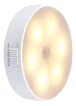 Luminária De Emergência Home & More Luminárias Led S/ Fio Com Sensor Presença Usb Recarregáveis Led Com Bateria Recarregável 5 W Branca