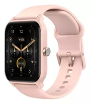 Smartwatch Reloj Udfine Starry Alexa Llamadas Spo2 Natacion Color De La Caja Negro Color De La Malla Rosa Diseño De La Malla Silicona