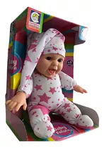 Boneca Bebê - 32 Cm - Baby Fofura Com Pijama - Cotiplás