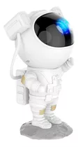 Lámpara Proyector Astronauta Luz Nocturna Color Galaxia 360º