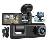 Hd 1080p Coche Lente Dual Dash Cam Cámara Grabadora De Video