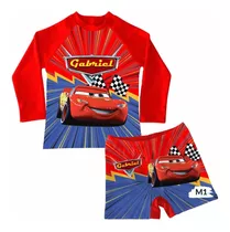 Conjunto De Traje De Baño Niño Carros Cars 