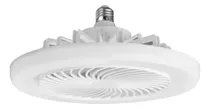 Ventilador Lâmpada Teto Led E27 Controle Remoto 30w Colorida