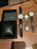 Lote 3 Relojes Juntos Pulsera Hombre No Funcionan Liquido!!!