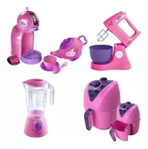 Cozinha Infantil Completa Air Fryer Liquidificador Bule Cha