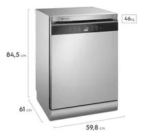 Lava-louças Electrolux 14 Serviços Inox Com Função Higieniza