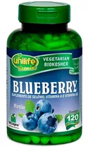 Blueberry Mirtilo 120 Cápsulas 550mg Unilife