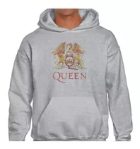 Buzo Gris Hoddie Canguro Hombre Mujer Niño Unisex Tematico