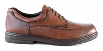 Zapato Cuero Hombre Briganti Acordonado Confort Hcac00063