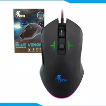 Mouse Gamer Con Luz Blue Venom Cable Usb 6 Botones *itech 