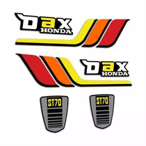 Calcos Honda Dax St 70 72 Laterales Chasis Diseño Original