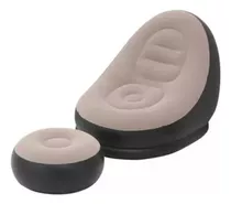 Sofá Tumbona Silla Inflable Reposa Pies Puff 