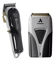 Kit Barbeiro Wahl Senior Cordless E Andis Shaver Plus Ts-2