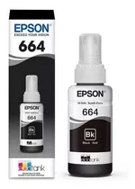 Tinta Epson T664 Negro Original 70 Ml