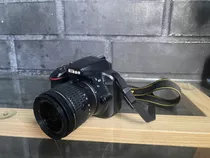  Nikon Kit D3400 + Lente 18-55mm Vr Dslr Color Negro + Bolso