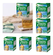 Té 7 Días Para Adelgazar Pack 8 Cajas De 20 Bolsitas C/u