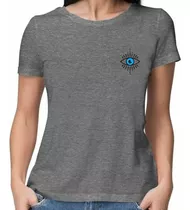 Remera Mujer Estampada-algodon Premium-ojo Turco