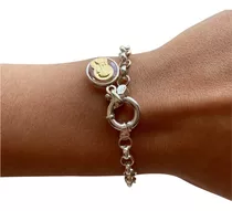 Pulsera Roló Plata 925 Oro 18k Virgen Niña Garantía Regalo