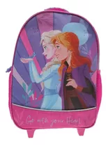 Mochila Con Ruedas  Frozen Disney Niñas - Intek