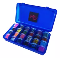 Glitter Box 24 Tonos Surtidos Brillos Fiestas Makeup