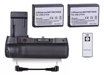Batería Grip Canon T3 T5 T6 T7 + Control + 2 Batería Alterna