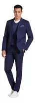 Traje Devré Ss100 Microtextura Azul Marino Hombre 03d0001140