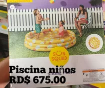 Piscina Plástica Inflable Para Niños, Resistente