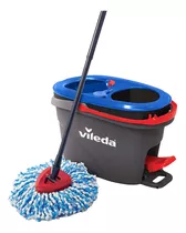 Trapeador De Microfibra Cubeta Con Pedal Vileda Rinse Clean