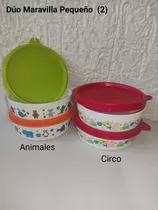 Envases Para Merienda Y Vasos Con Tapa Tupperware Niños