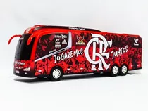 Miniatura Ônibus Flamengo 47 Centímetros 3 Eixos  Fla.