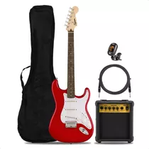 Guitarra Electrica Strato Amplificador Fender Funda Afinador