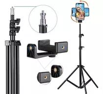 Tripé Câmera Pedestal Vertical Adaptador Celular Selfie Make