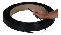 1 Rollo Fleje De Plástico Negro 1/2 Polipro Uso Manual 