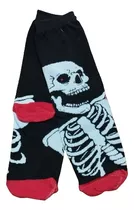 Medias 3/4 Largas Esqueleto Calavera Hueso Punk Ska Unisex