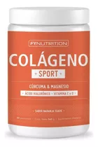 Colágeno Hidrolizado Sport Fynutrition Con Citrato De Magnesio Y Cúrcuma En Pote De 360gr - Sabor Naranja