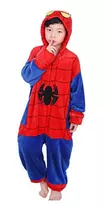 Pijama Kigurumi Spider Niños Talle 1.10 - 1.20 - 1.30 - 1.40