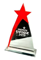 Placa De Acrílico, Trofeos, Premios Estrella Red