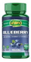 Blueberry Mirtilo Antioxidante Unilife - 120 Cápsulas 550mg 