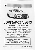  Compramos Tu Auto Cual Quier Estado Y Modelo