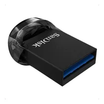 Pendrive Sandisk Ultra Fit 64gb 3.1 Gen 1 Preto Mini Usb