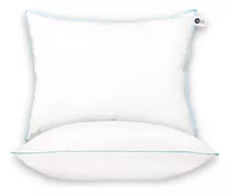 2 Almohadas King Size Firmes Good Night Edición Limitada Color Blanco