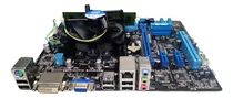 Kit Placa Mãe Asus Lga 1155 H61m P8h61-m Lx2 Plus R2.0 Dvi