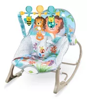 Cadeira De Descanso E Balanço Bebê Funtime Leão Maxi Baby